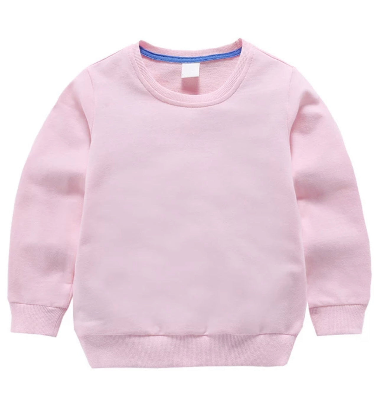 Jumper for Embroidery personalising - Pink and Blue