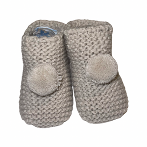 Sardon baby knitted booties