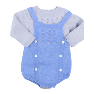 Artesania Granlei - blue knitted Dungaree (Jumper sold separately)